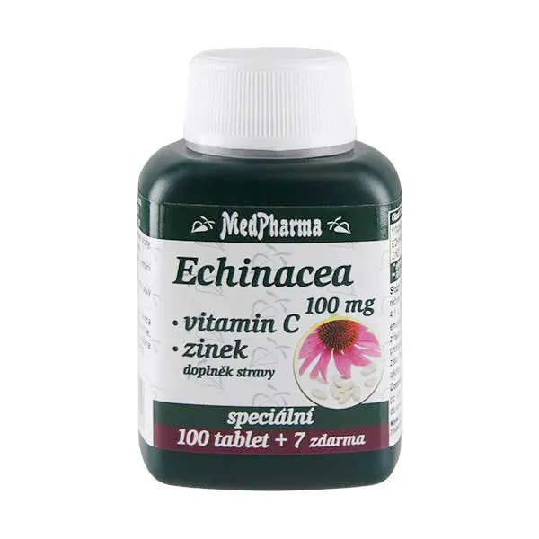 2452_8594045470550_ECHINACEA 100 MG + VITAMIN C + ZINEK - 107 TBL.